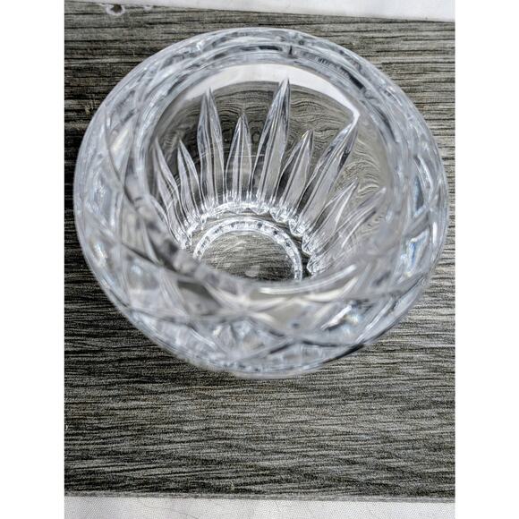Set Princess House HIGHLIGHTS #872 Lead Crystal 3.25" Votive Candle Holder Vase - Picture 8 of 10
